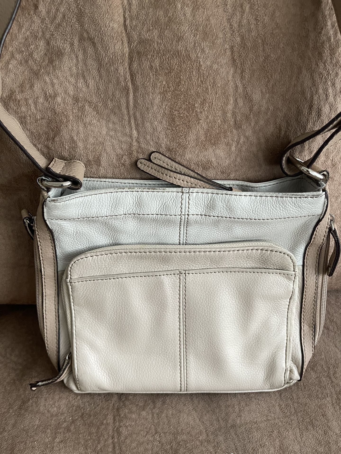 Stone Mountain Leather Crossbody Purse
