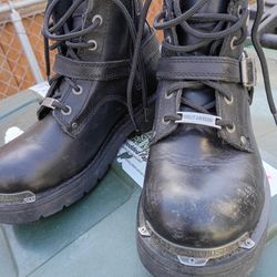 WOMENS HARLEY DAVIDSON BECKY MOTO BOOTS
