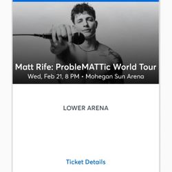 Matt Rife Tickets Mohegan Sun