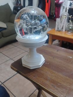 Horse Carousel Water Globe $50