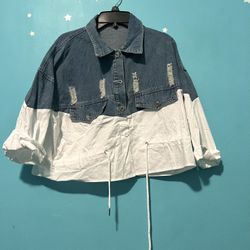 classic stitching denim jacket