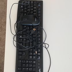Logitech Wired Keyboard And Mouse