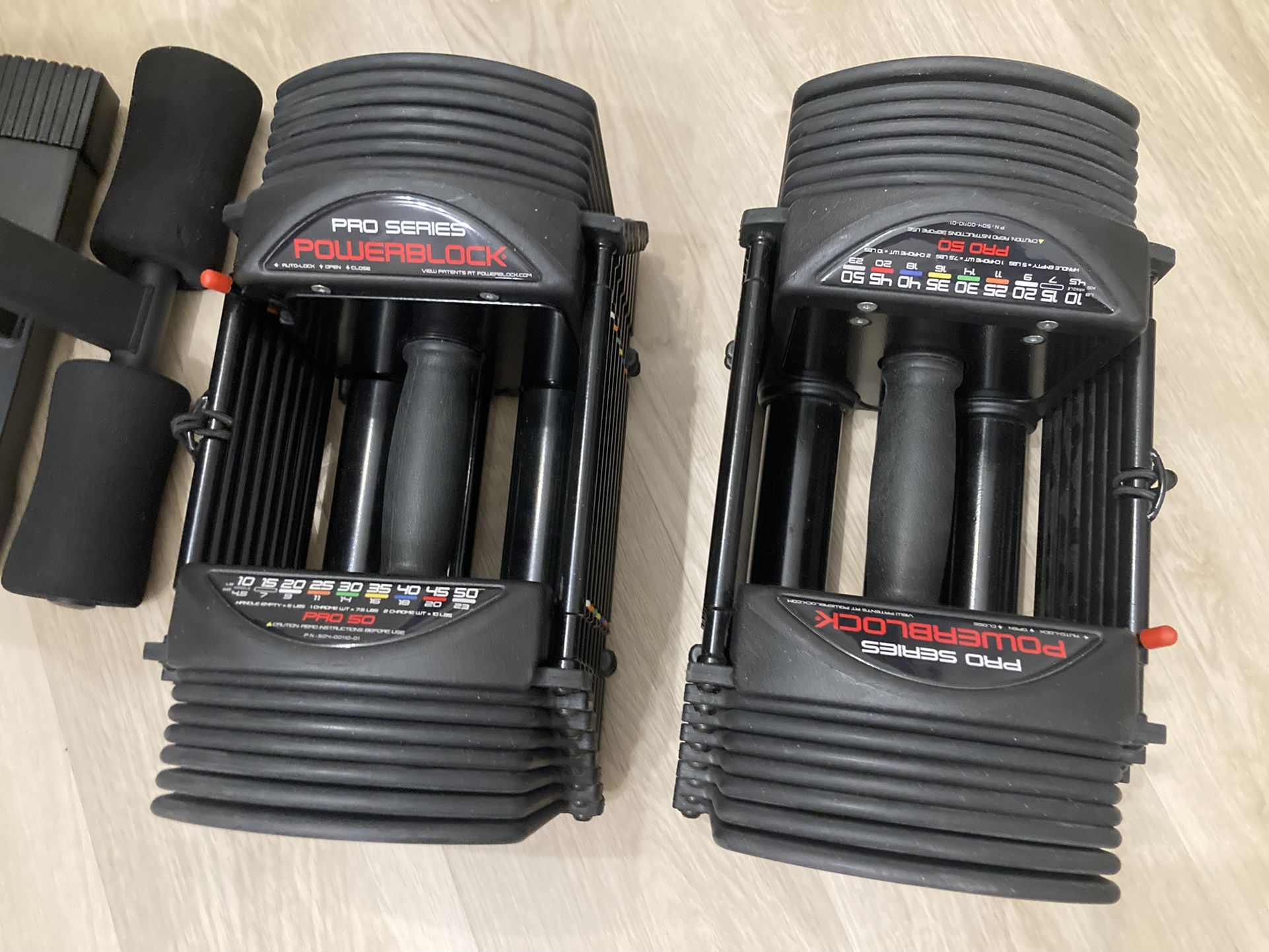 Powerblock Pro (5-50 lbs) Dumbbell Weights Set