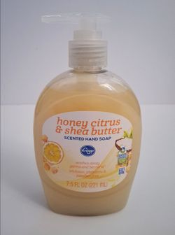 Honey citrus and shea butter hand soap