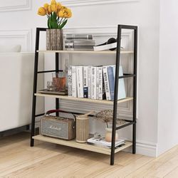 3 Tier Bookshelf . Ladder Shelf