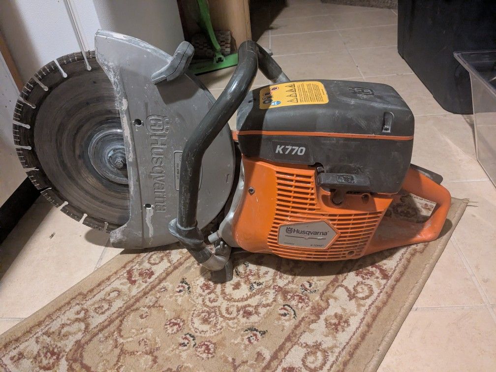 2023  14 inch  Husqvarna K770 Demo Saw