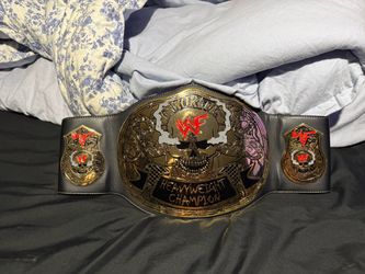 WWF smoking skull championship belt