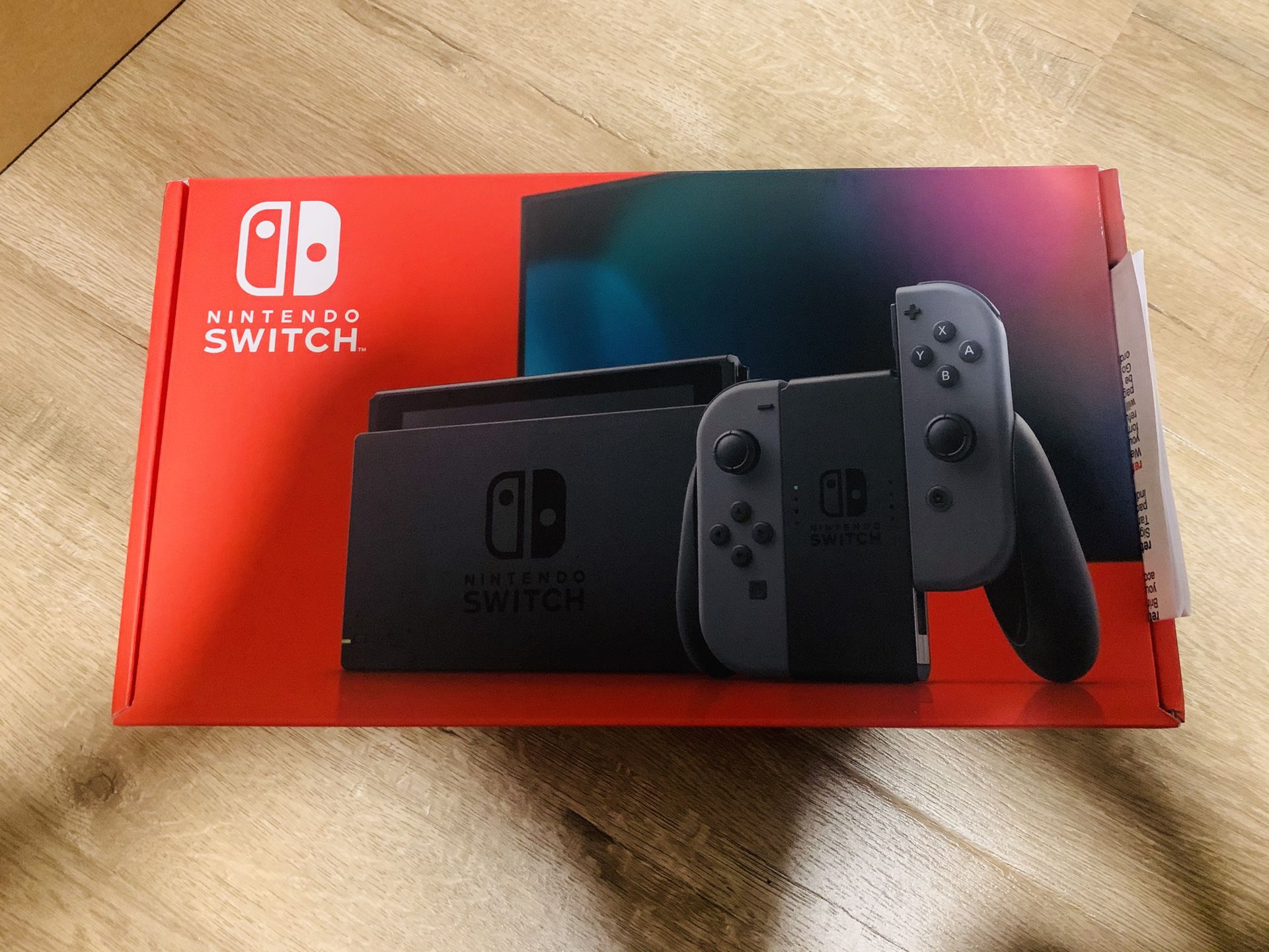 Nintendo Switch V2 Gray - Brand New with Receipt