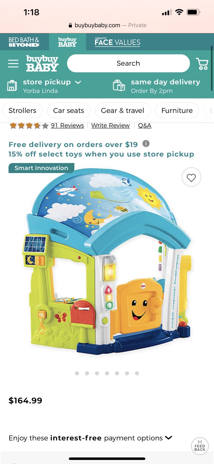 Fisher Price® Laugh Learn® Smart Learning Home