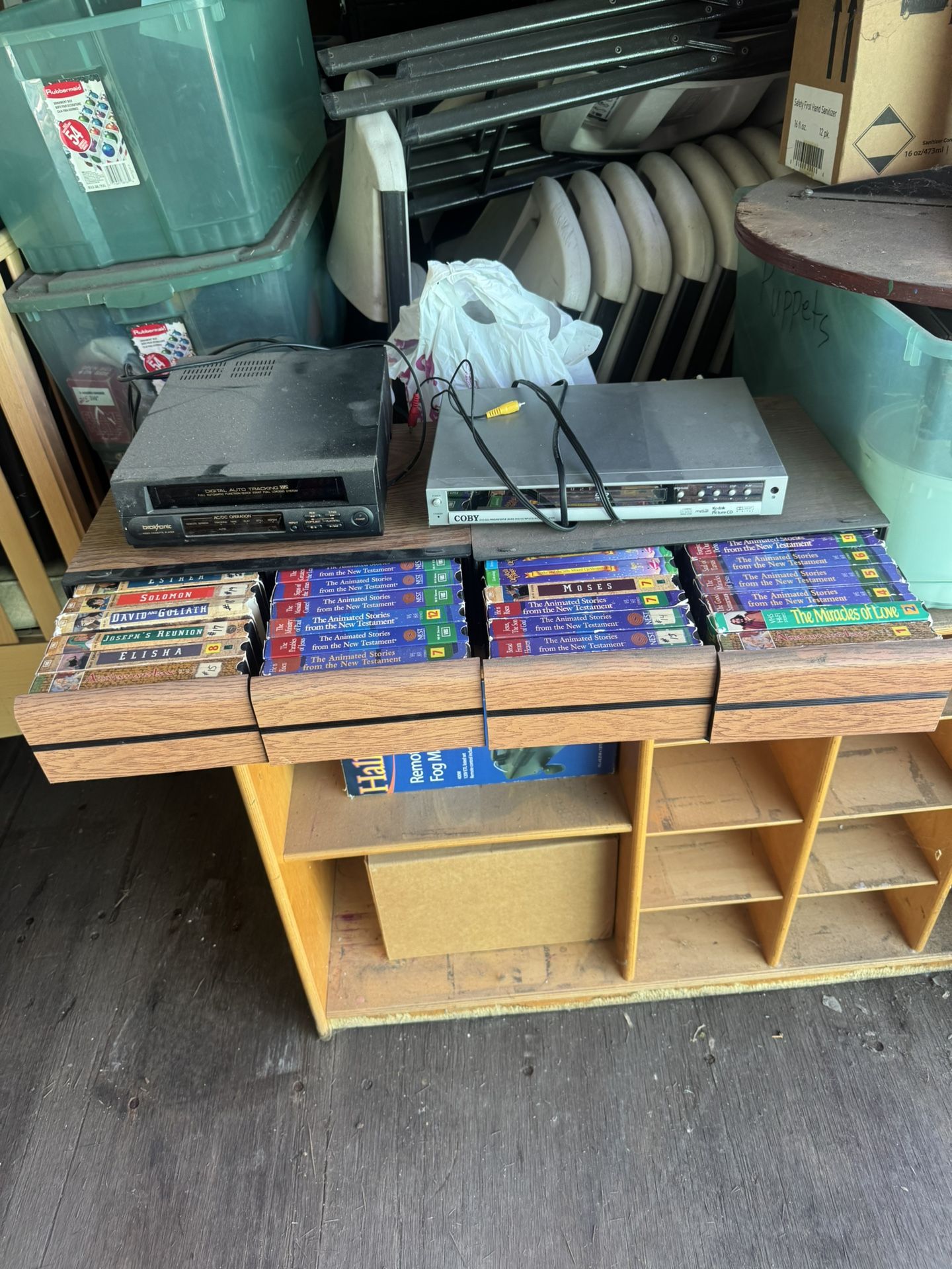 Vintage VCR And Cd Prayer