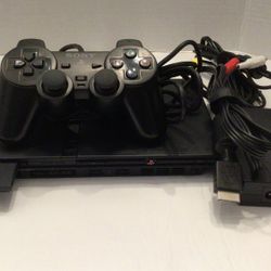 PS2 PlayStation 2 Slim With Controller And Cords