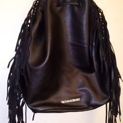 Victoria Secret Leather Backpack 