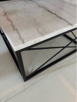 Marble table for living room
