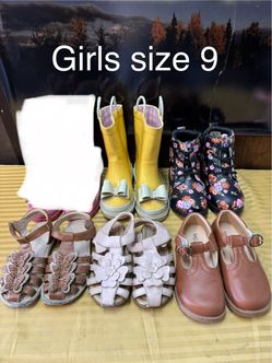 Girls Shoes Boots Sandals - Size 9