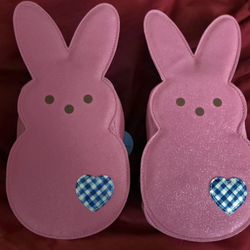 Peeps pink marshmallow mini backpack bath and body works