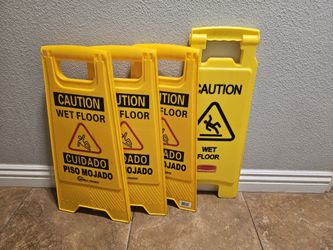 Caution Wet Floor Sign Set Of 3