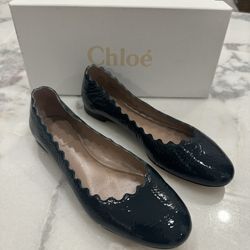  BRAND NEW Chloe Lauren Ballet Flats - Size 36.5 - Originally $575.   Asking $299