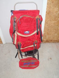 Vintage Jansport External Frame Backpack (Red)