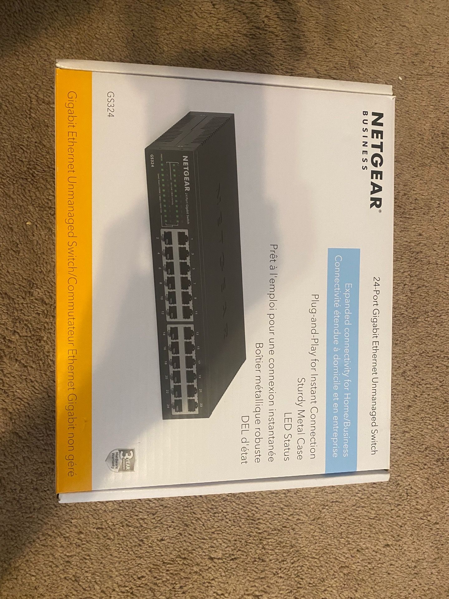 Netgear 24 Port Gigabit Ethernet Unmanaged Switch