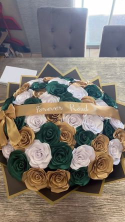 customized ribbon  flowers