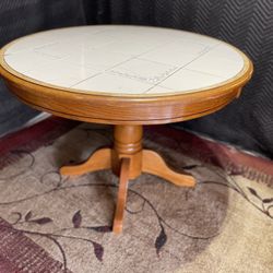 VINTAGE CERAMIC DINING TABLE (DELIVERY AVAILABLE)