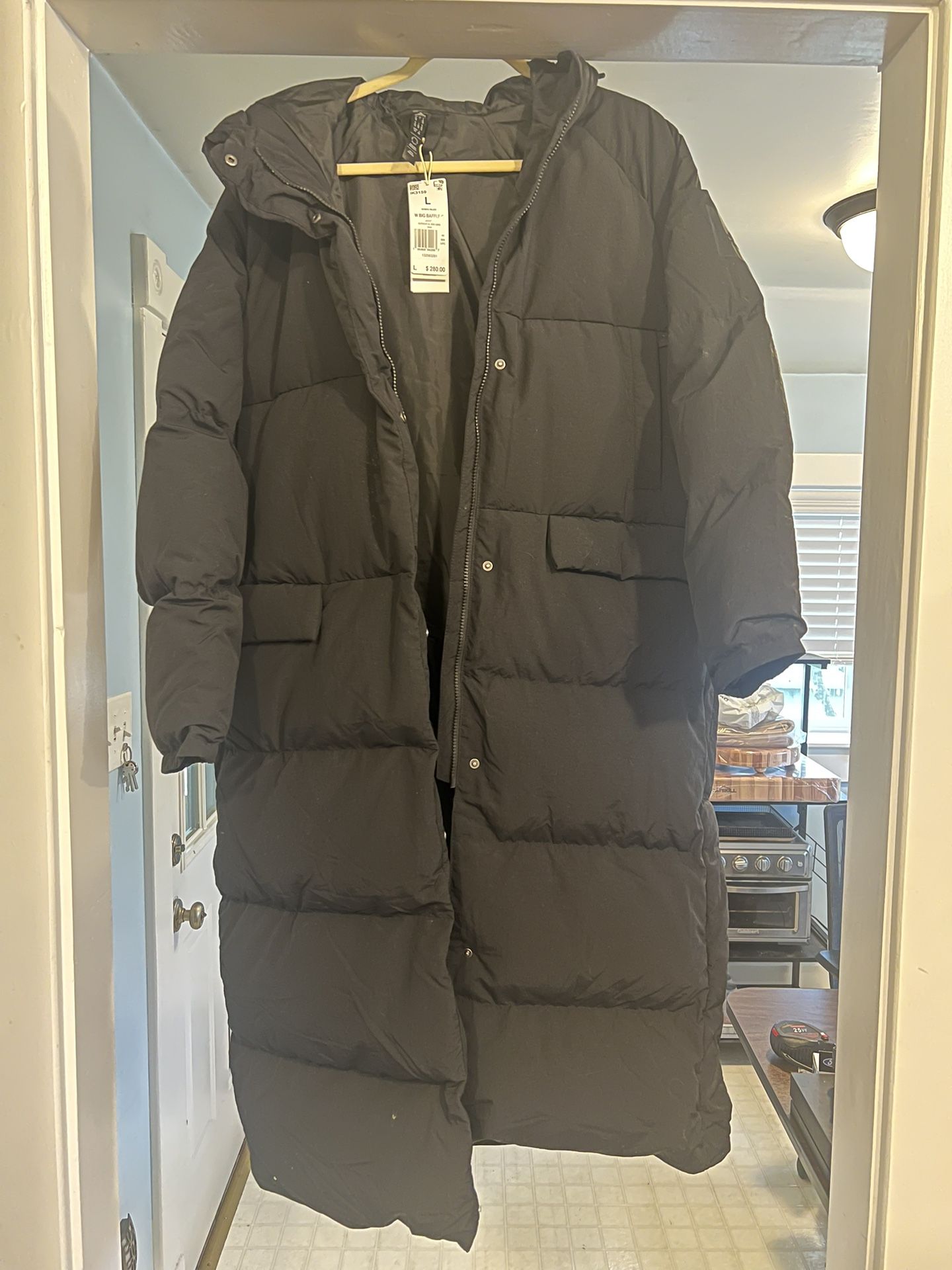 Womens Adidas Long Padded Winter Jacket