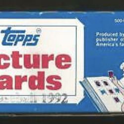 1992 Topps Baseball Vending Box, 500 Cards Per Box, Ramirez Rookie