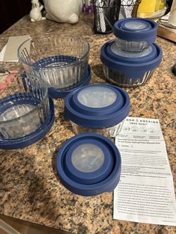 Anchor Hocking TrueSeal 16-Piece Glass Food Storage Set – 8 Containers + 8 Lids