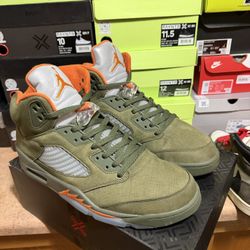AIR JORDAN 5 OLIVE Sz 13