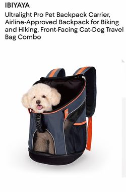 Ibiyaya Ultralight Pro Pet Carrier Backpack