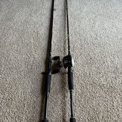 Abu Garcia Bait-caster Fishing Rods With One Reel