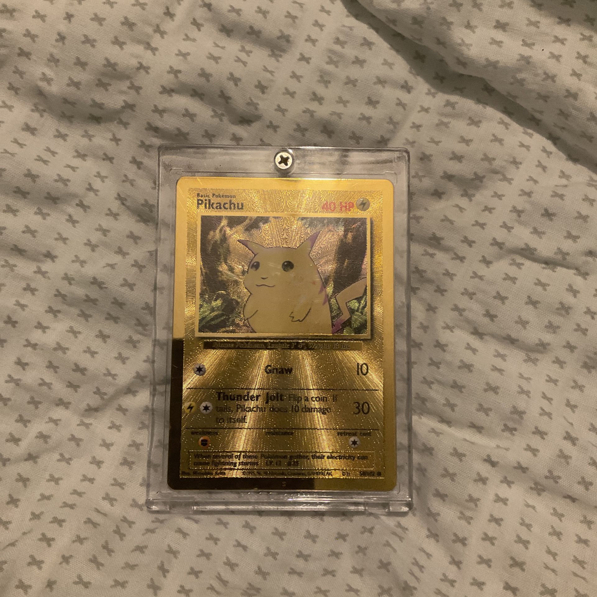 Pikachu (metal Card)