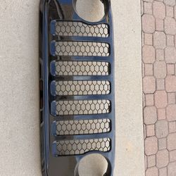 Gloss Black Jeep Grill