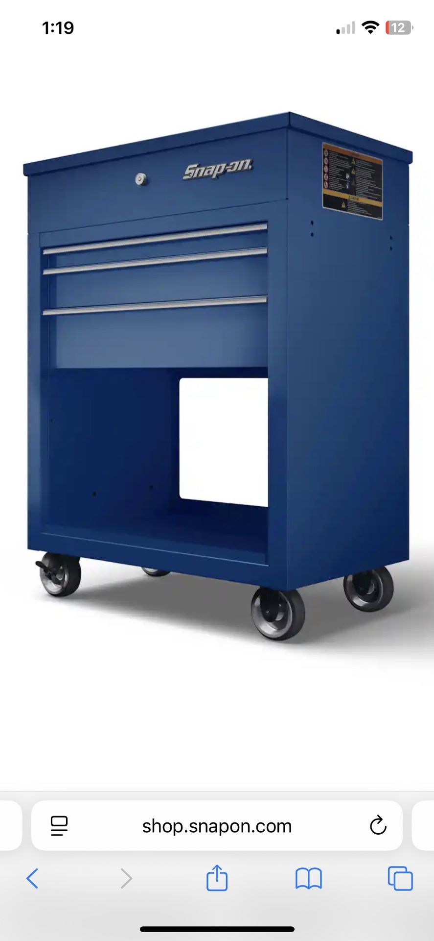 Snap On Cart