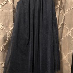 H&M Blue Sparkle Dress Size 6/7 Y