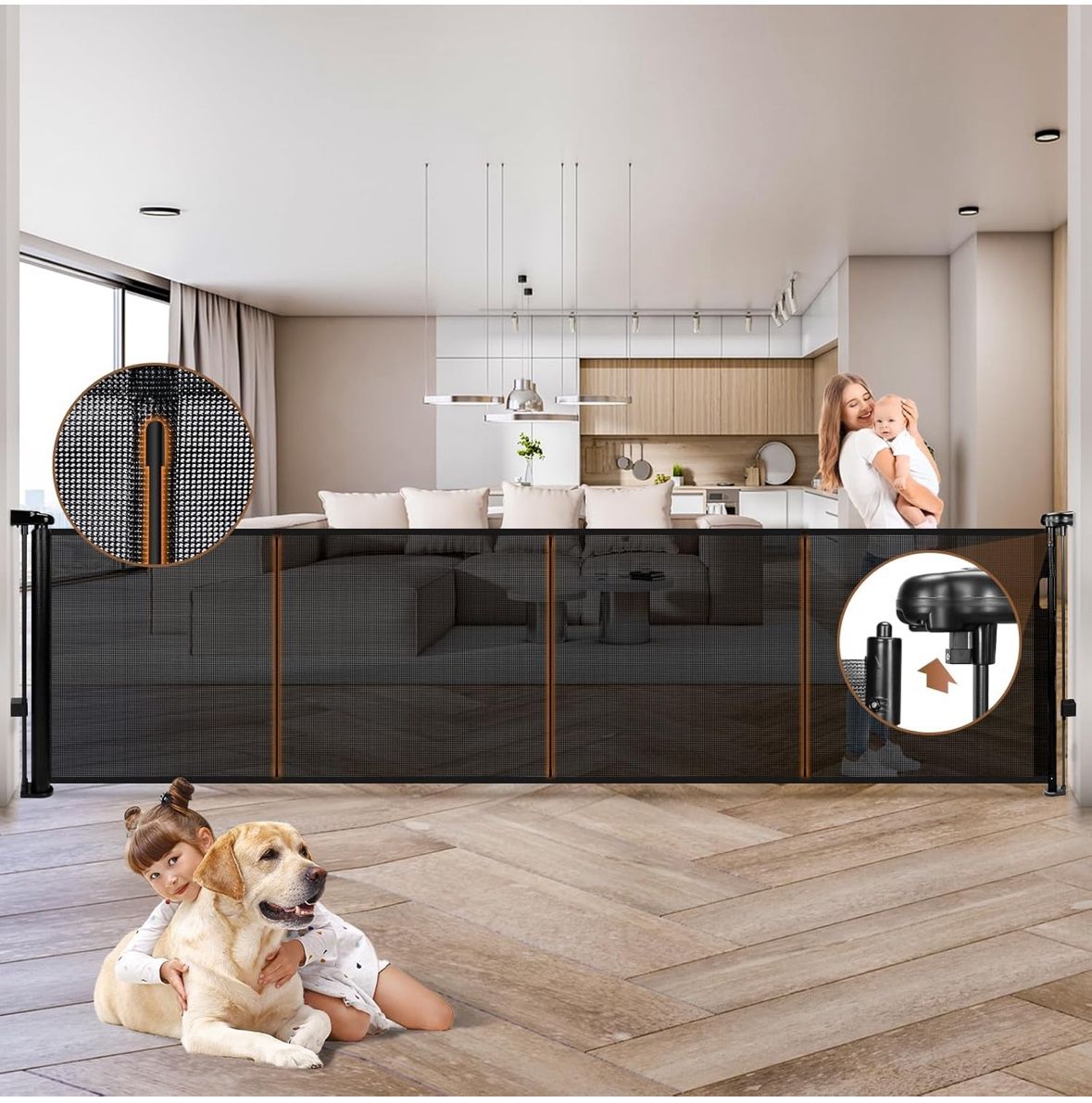 Retractable Baby Gate