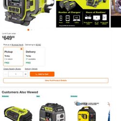 Ryobi Power Station 40V Tool Only 