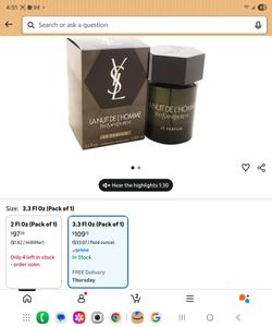 LA NUIT DE L' HOMME   YVES SAINT LAURENT