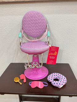 American Girl/Our Generation Doll Salon Chair with Accessories