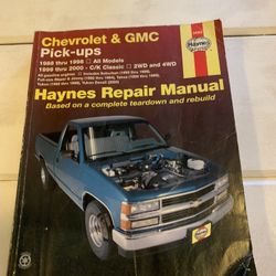 I Have 4 Repair Manuals 3 Hayes For 88-98 Chevy Pickup And 94 -2000 Ford Mustang And Toyota 70-87 Corrola