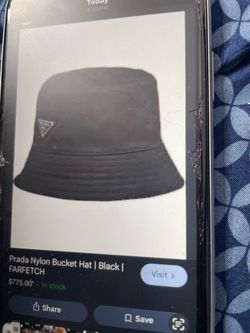 Prada  Bucket Hat Black