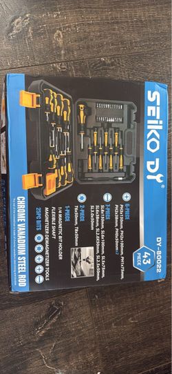 43-piece magnetic screwdriver set with case⁠