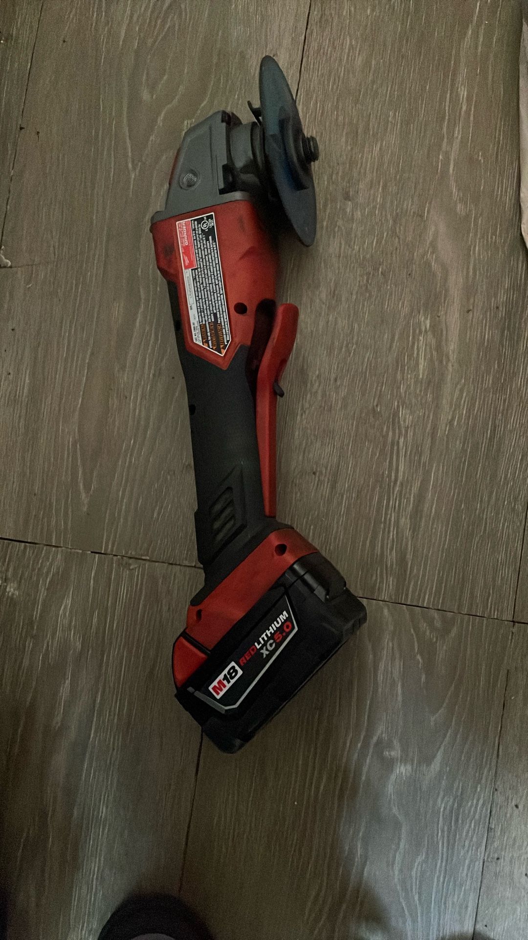 MILWAUKIE Cordless Grinder
