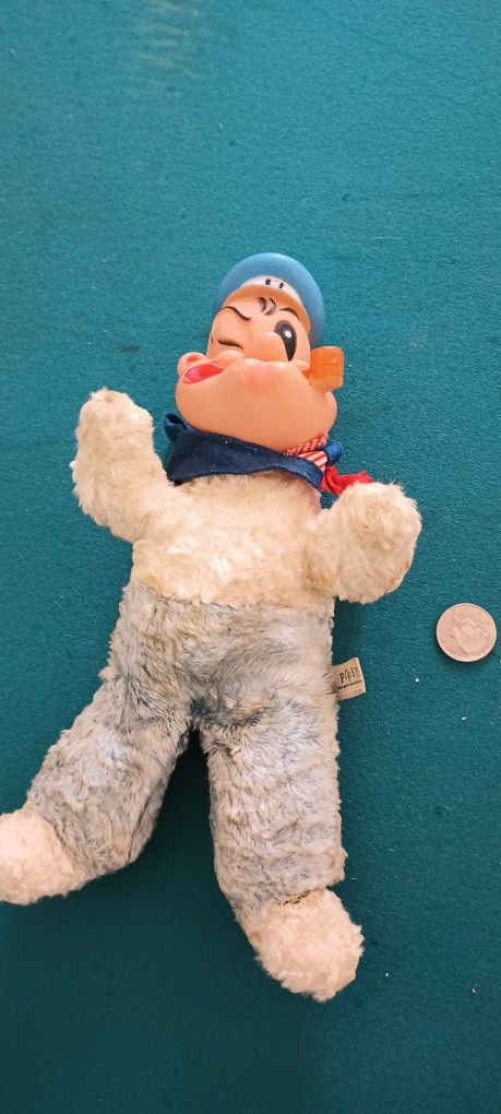 Vintage Popeye Doll From The 50's Or 60's