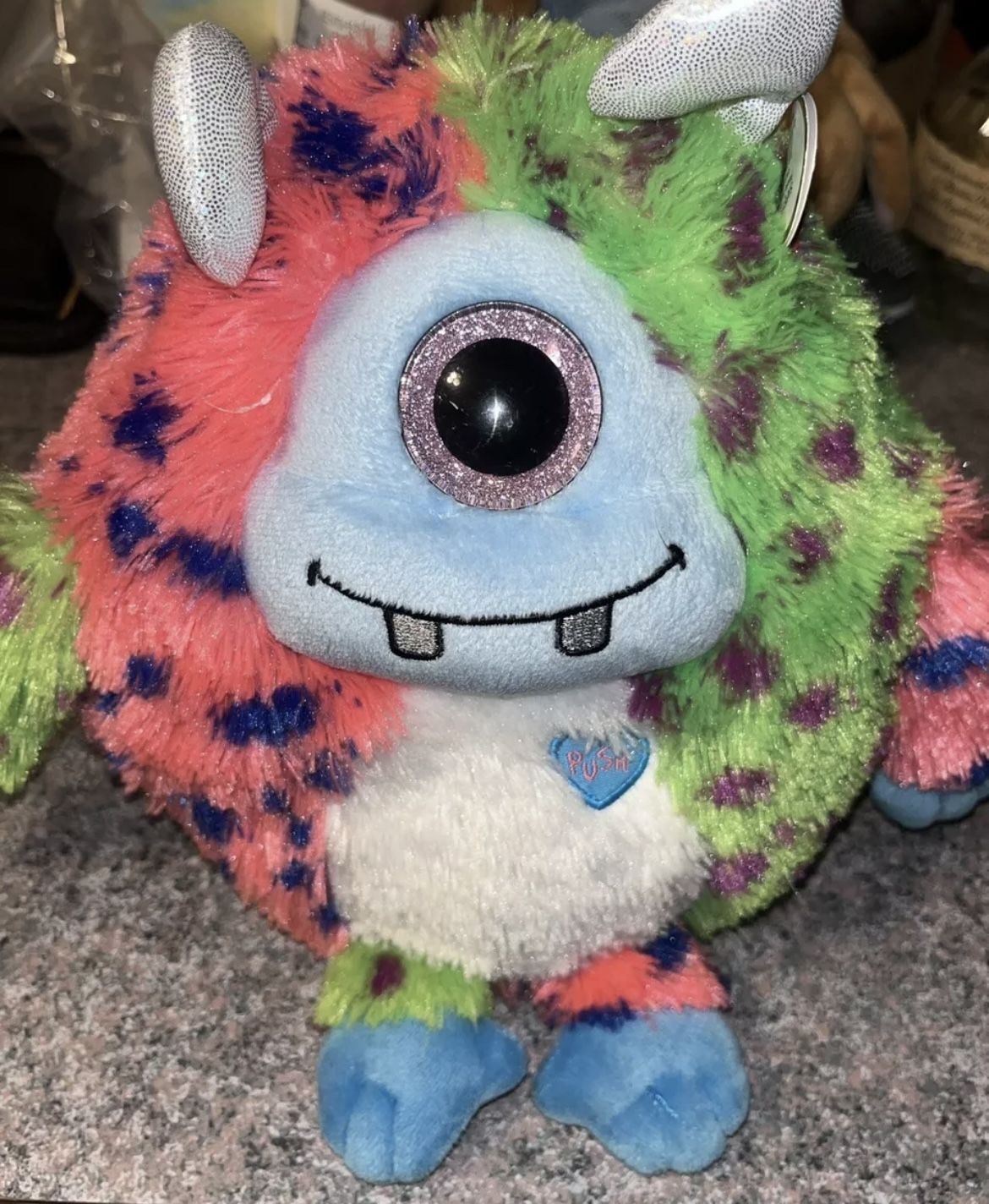 TY Monstaz “Marty” The Monster with tags - NO Sound 9”