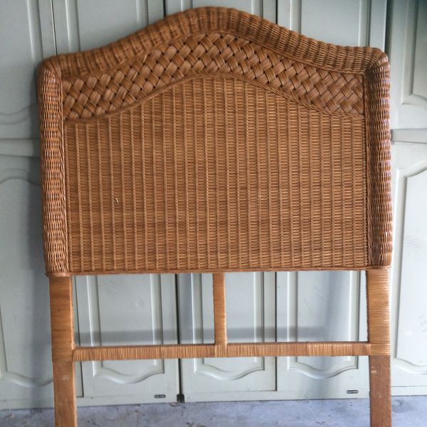 Wicker Twin headboard. for Sale in FL, US OfferUp