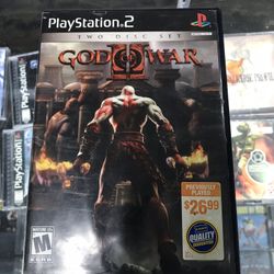 God Of War 2 Ps2 $30 Gamehogs 11am-7pm