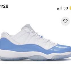 Jordan 11 Retro low University Blue