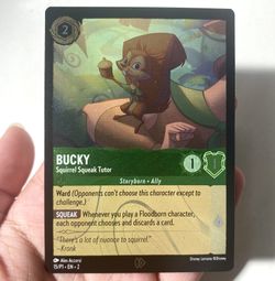 bucky card lorcana | Archazia's Island | #60/204 | - Nutty Rascal each opponent chooses and discards a card. Lorcana Floodborn Promo Card Set