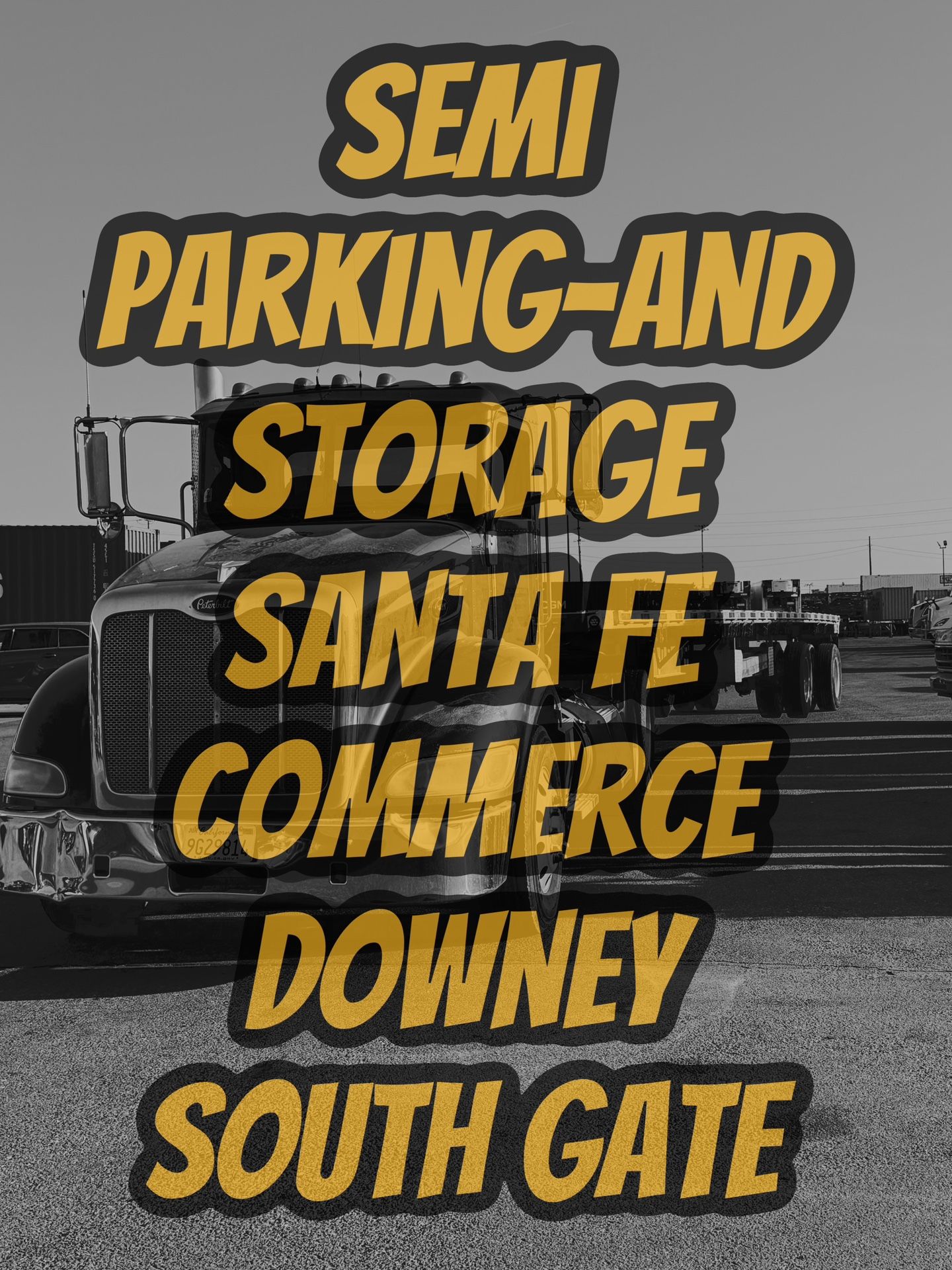 Semi Parking Storage RVs Boats